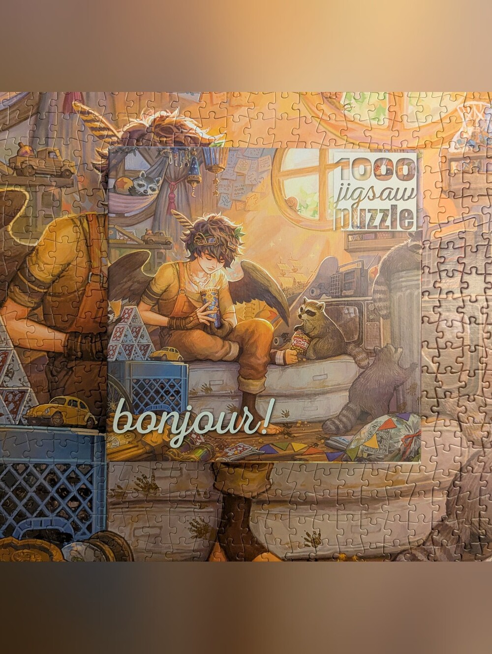 Buffalo 1000 Piece Puzzle - Bonjour!